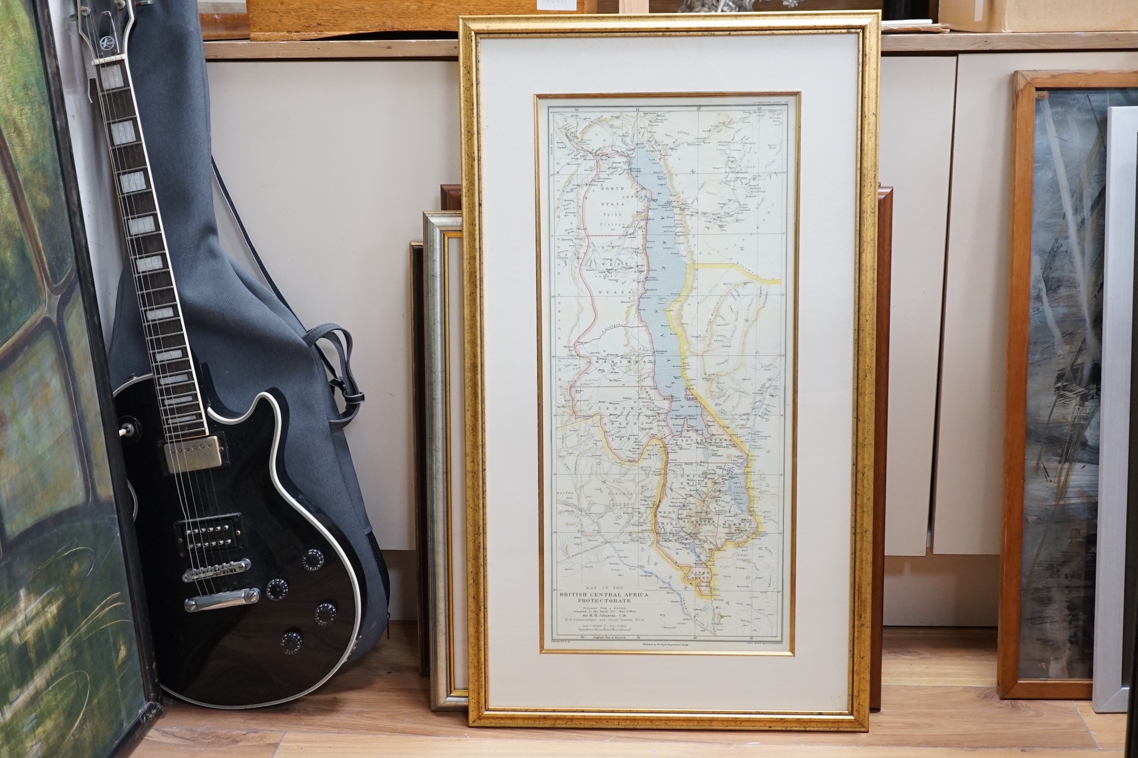 John Bartholomew / The XXth Citizens Atlas, Maps of British Central Africa Protectorate and Central and South Africa, 67 x 30cm and 43 x 34cm